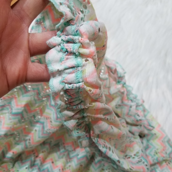 VICTORIA S' SECRET Multicolor Romper O Cover Swimsuit SIZE L/G.. - Picture 7 of 12